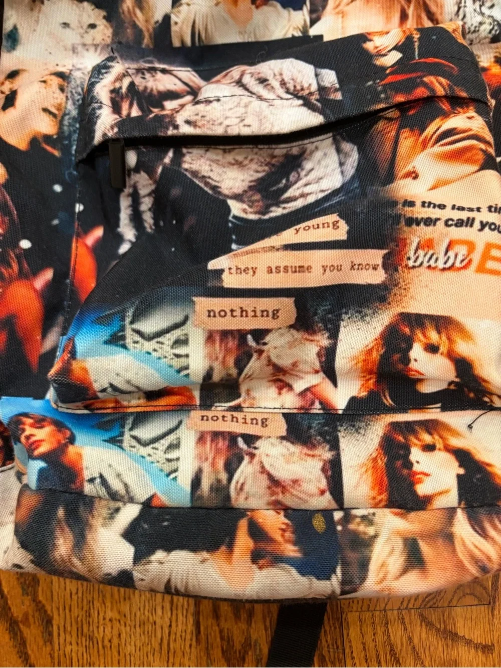 Taylor Swift Collage Backpack Images of Taylor Swift